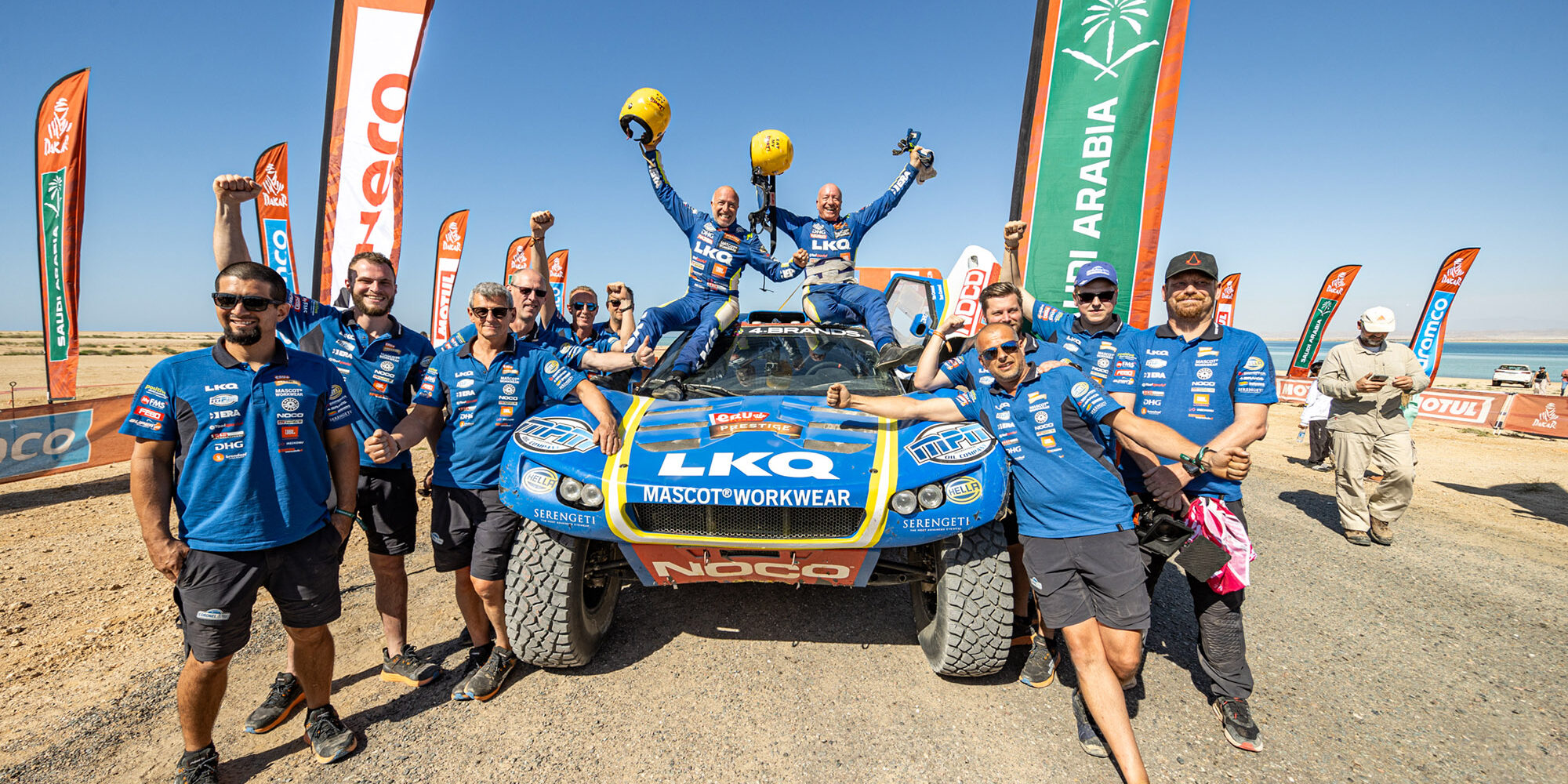 Stage 12 finish Coronel Dakar 2024