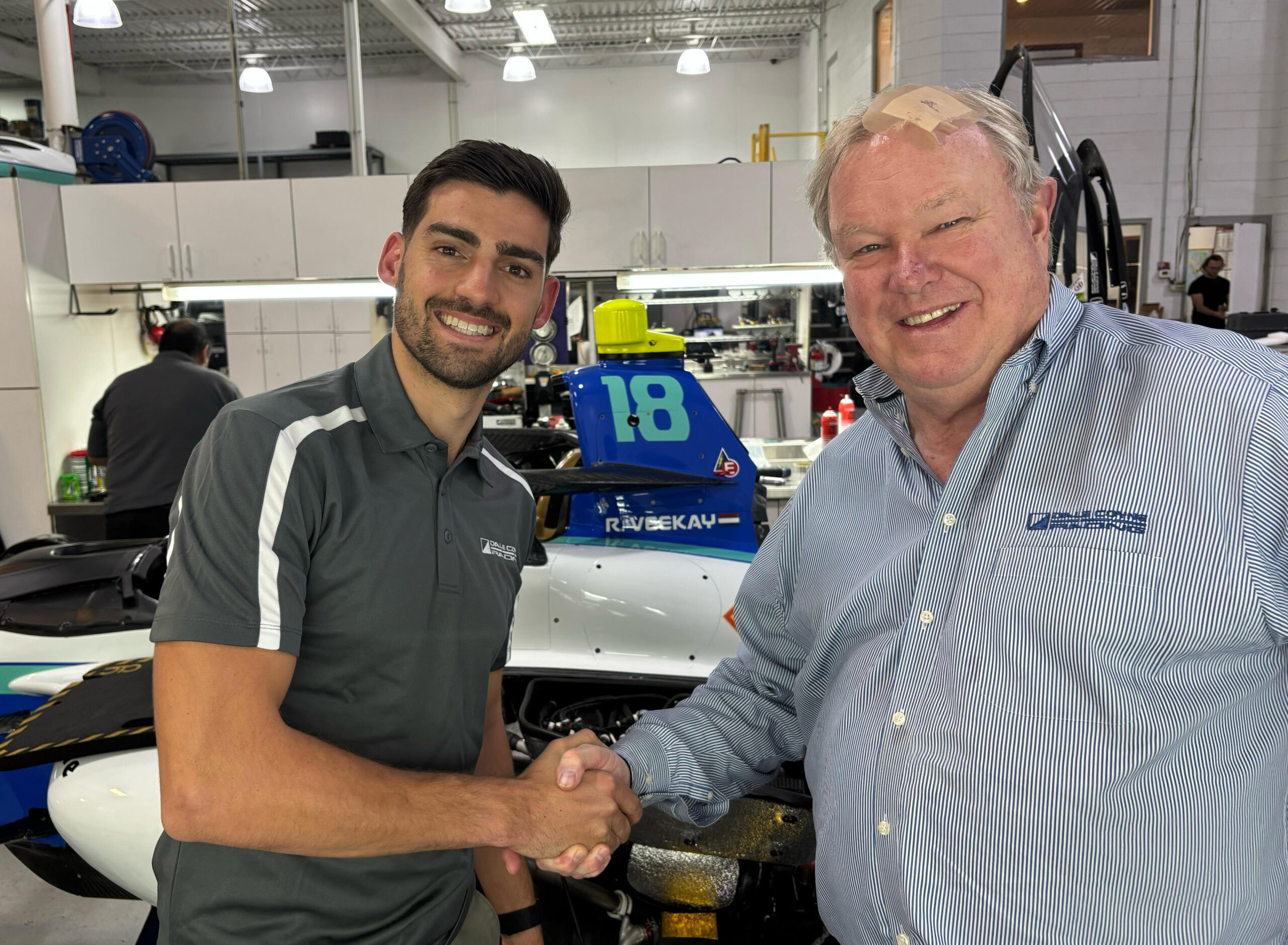 Rinus 'Veekay' van Kalmthout with Dale Coyne